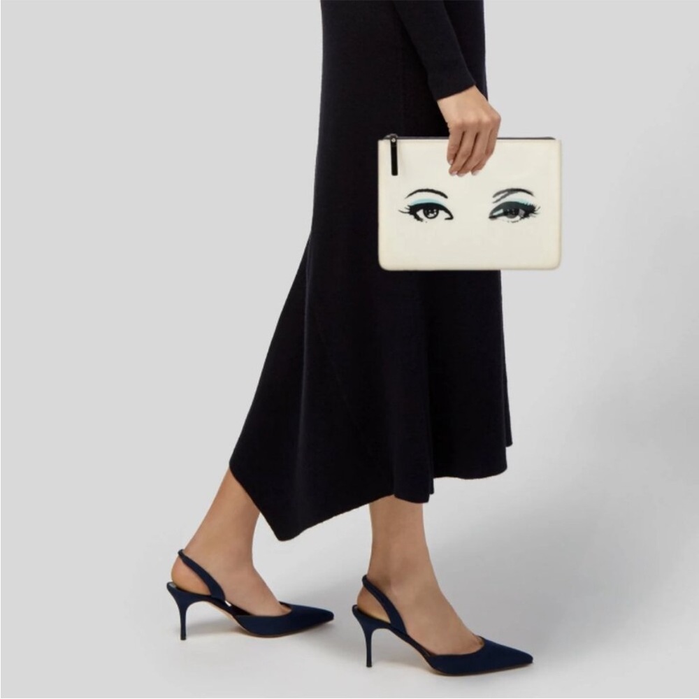 Kate Spade Hologram Winking Zip Cluth - Picture 15 of 15